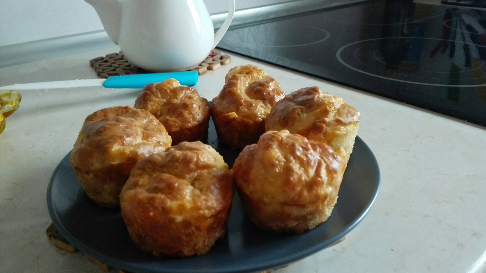 Сырные кексы на скорую руку