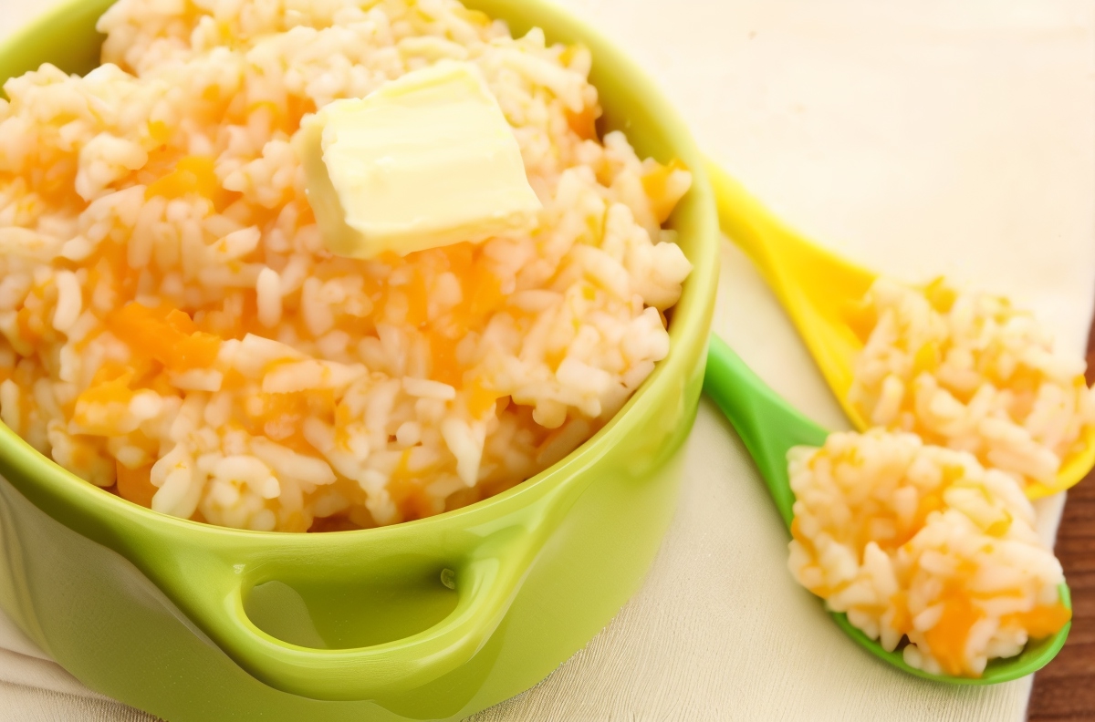Тыквенная каша с рисом и орехами