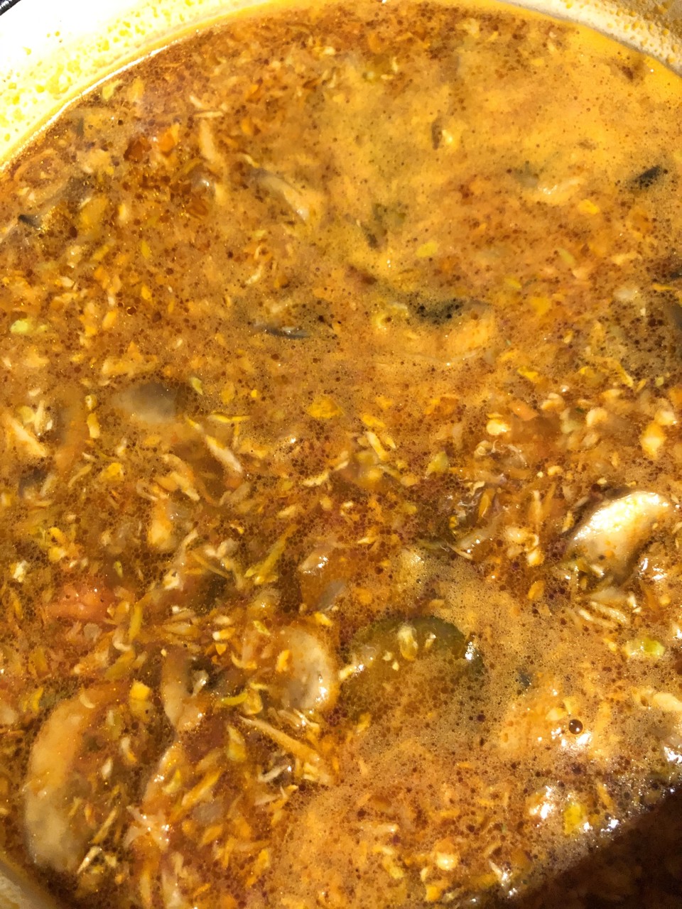 Вегетарианская грибная солянка