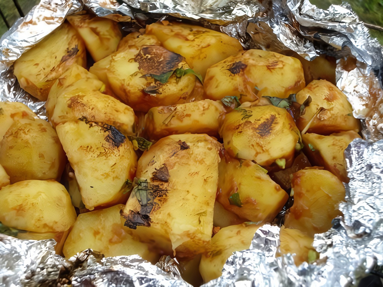 Запеченный картофель с хрустящей корочкой