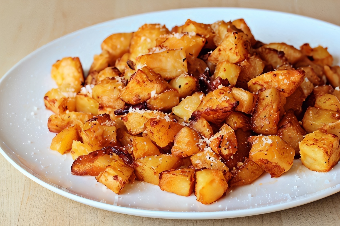 Жареный картофель с пармезаном