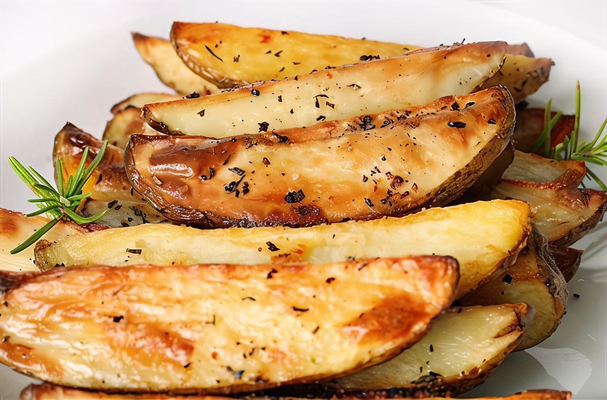 Жареный картофель с шалотом