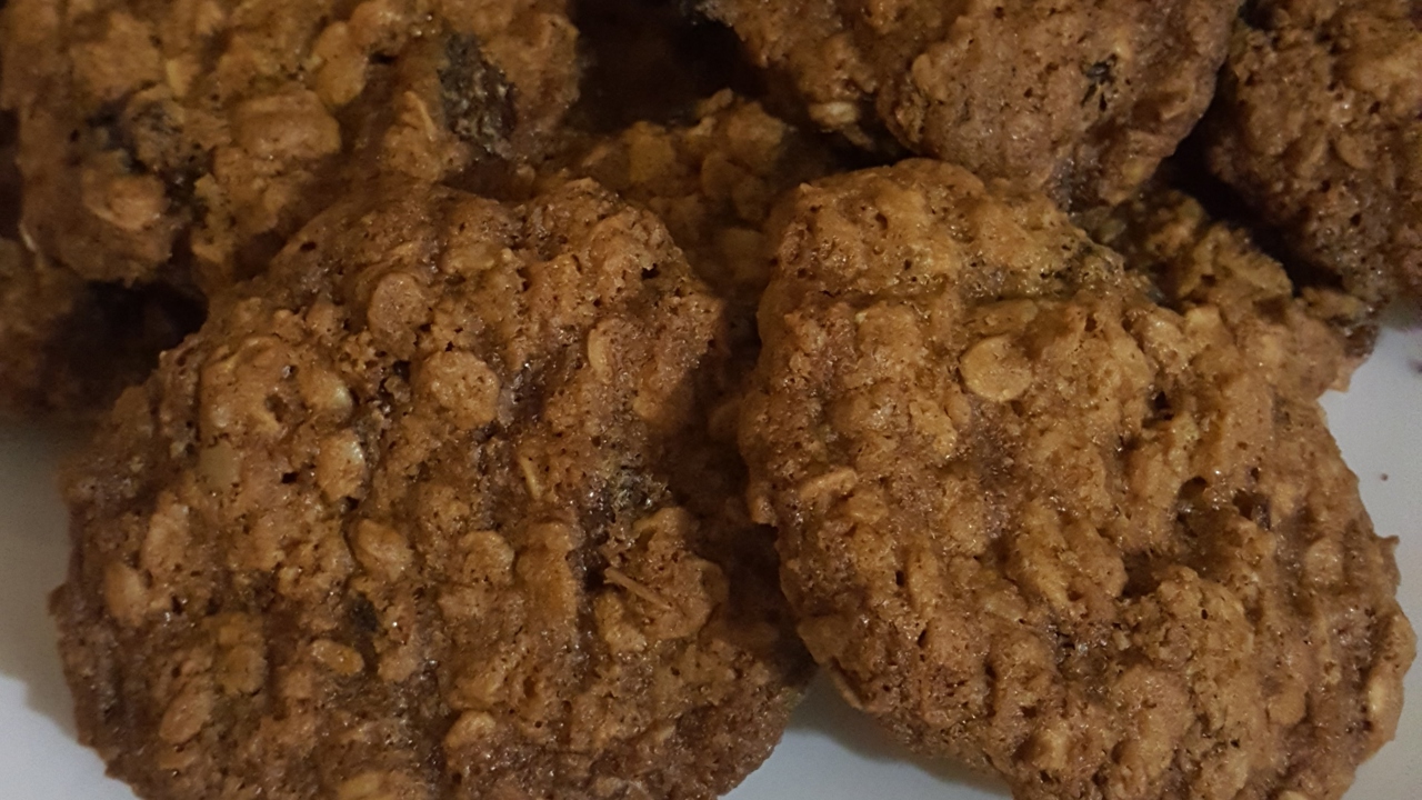 Американское овсяное печенье с изюмом (Oatmeal Rasin Cookies)