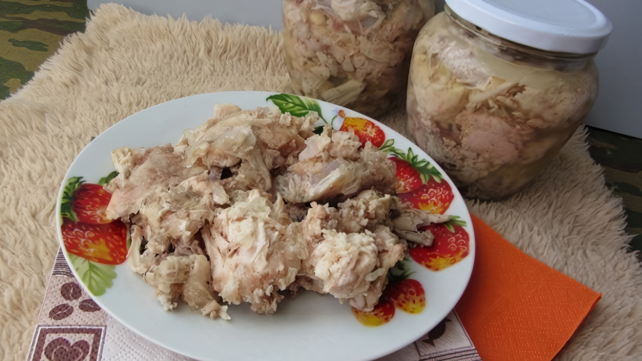 Домашняя тушенка из курицы рецепт – Советская кухня: Основные блюда. «Еда»