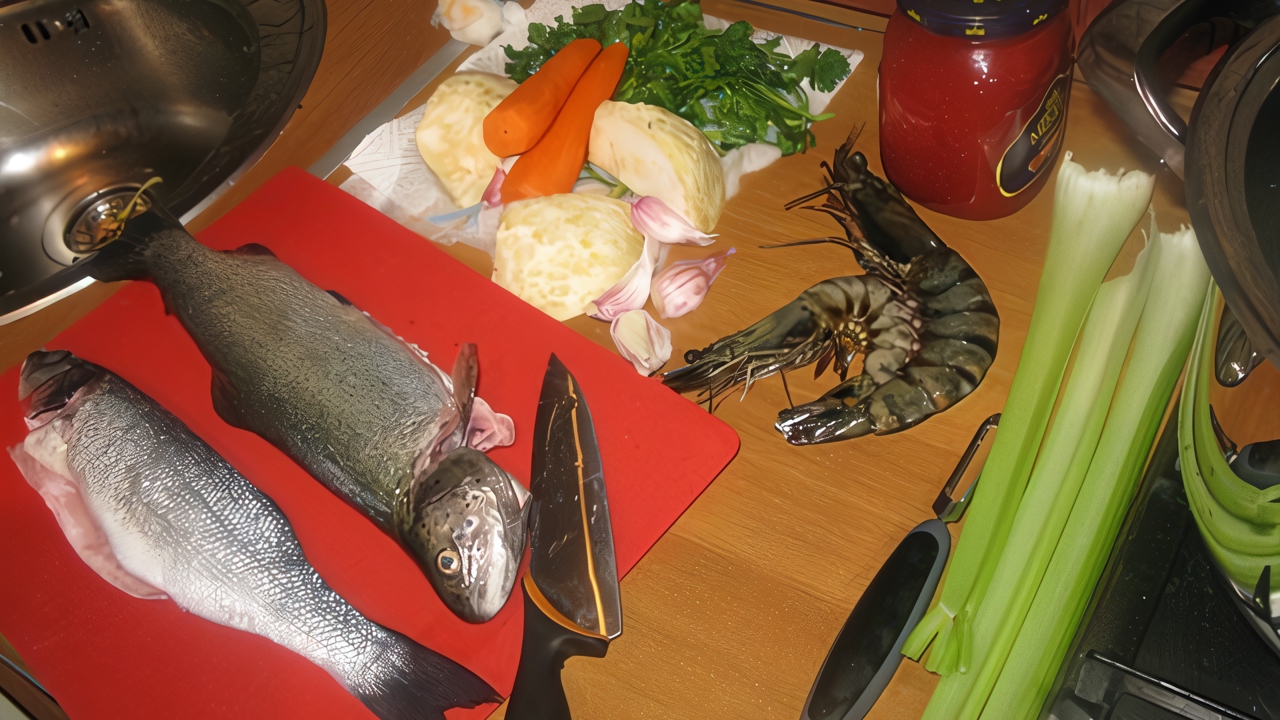 Марсельская уха (Bouillabaisse)