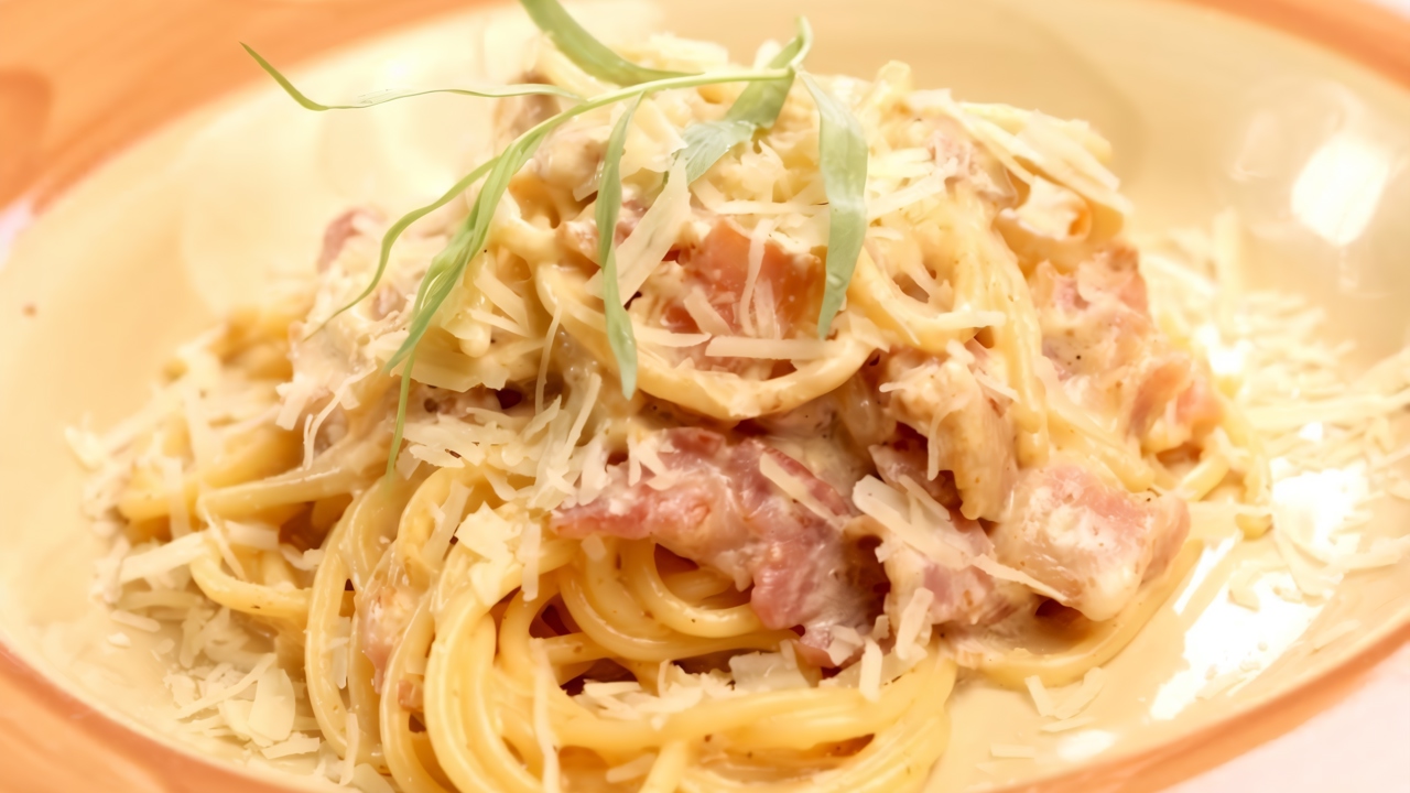 Паста карбонара «Pasta alla carbonara»