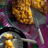 Ананасово-манговый пирог