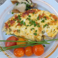 Курица в духовке под сырной шапочкой