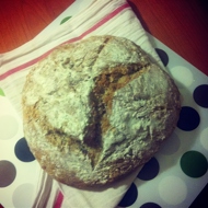 Бездрожжевой хлеб на кефире с грецкими орехами