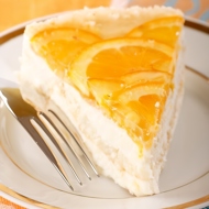 Быстрый творожно-апельсиновый пирог