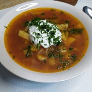 Борщ с пекинской капустой