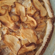 Цветаевский яблочный пирог на песочном тесте со сливочным кремом
