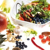 Салат с фруктами и овощами