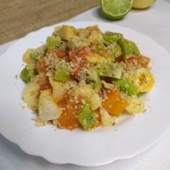 Фруктовый салат с хурмой