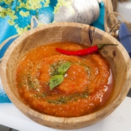 Гаспачо из бакинских томатов