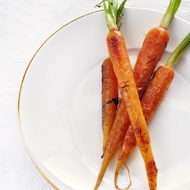 Глазированная морковь с имбирем