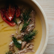 Гороховый суп с телятиной