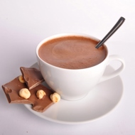 Горячий шоколад из молока, шоколада и какао