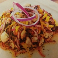 Грибной салат в маринаде