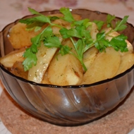 Картофель, запеченный в гусином жире