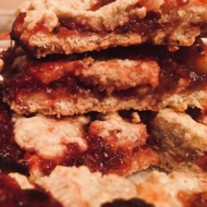 Клюквенное печенье (Cranberry crumble bars)