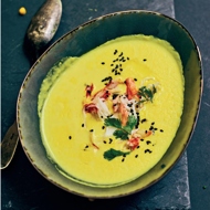 Крем-суп из кукурузы с имбирем