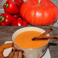 Крем-суп из тыквы и болгарского перца