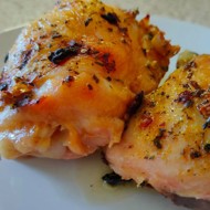 Курица с чесноком по-итальянски