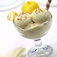 Лимонное мороженое с цедрой