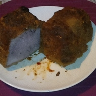 Мясо, запеченное с аджикой, сушеным базиликом и белым бальзамическим уксусом
