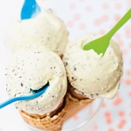 Мороженое «Страчателла» с белым шоколадом