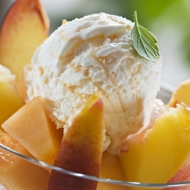 Персиковое сливочное мороженое (Gelato)