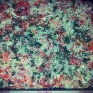 Пицца с шампиньонами, помидорами и укропом