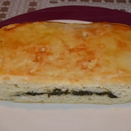 Пирог со щавелем из картофельного дрожжевого теста