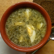 Польский щавелевый суп по-деревенски