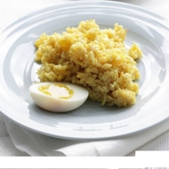 Жареная рисовая каша с яйцом