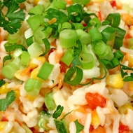 Салат с диким рисом