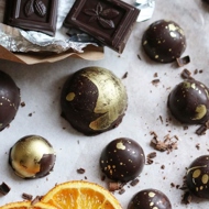 Шоколадные конфеты с апельсином и ликером