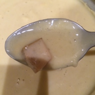 Сырный крем-суп с ветчиной