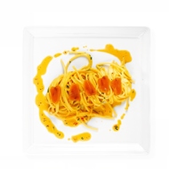 Спагетти с боттаргой и сливочным соусом
