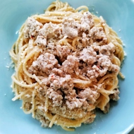 Спагетти с трюфельным соусом