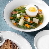 Суп из крапивы и щавеля и овощей