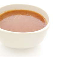 Суп-пюре помидорный с чесноком