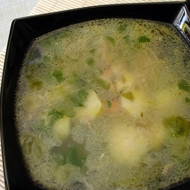 Суп с брюссельской капустой