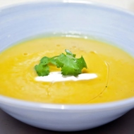 Тыквенный крем-суп с имбирем и корицей