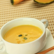 Тыквенный суп-пюре с мандариновым соком