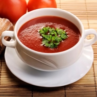 Томатный суп с луком