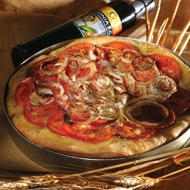 Традиционный греческий пирог с томатами и луком «Ладения»