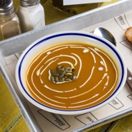 Тыквенный крем-суп с сельдереем