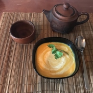 Тыквенный суп с карри